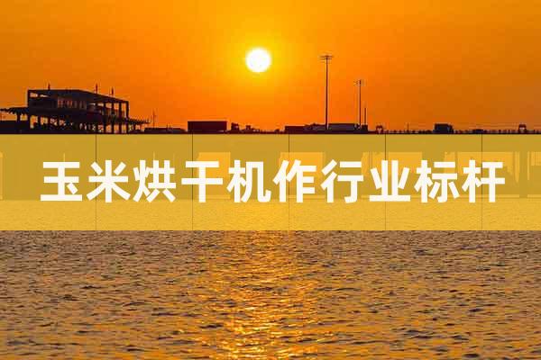 玉米烘干機(jī)作行業(yè)標(biāo)桿
