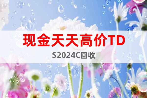 現金天天高價TDS2024C回收