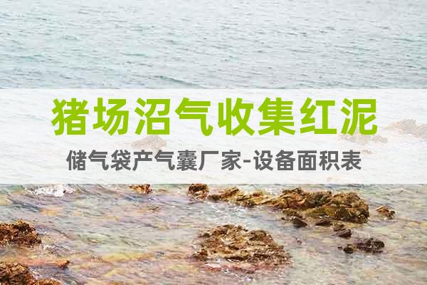 豬場沼氣收集紅泥儲氣袋產(chǎn)氣囊廠家-設(shè)備面積表