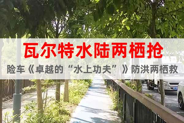 瓦爾特水陸兩棲搶險車《卓越的“水上功夫”》防洪兩棲救援車