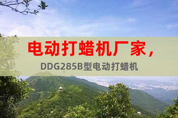 電動打蠟機廠家,DDG285B型電動打蠟機