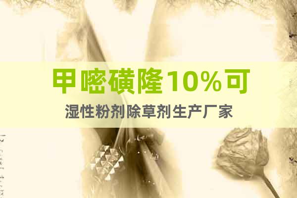 甲嘧磺隆10%可濕性粉劑除草劑生產(chǎn)廠家