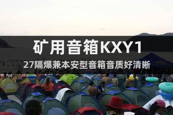 礦用音箱KXY127隔爆兼本安型音箱音質(zhì)好清晰