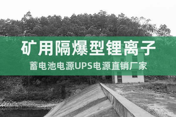 礦用隔爆型鋰離子蓄電池電源UPS電源直銷廠家