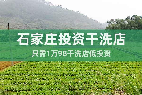 石家莊投資干洗店只需1萬98干洗店低投資