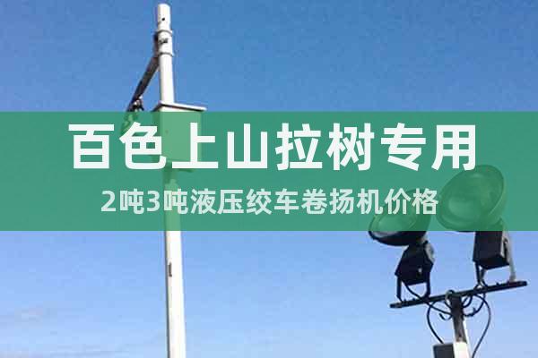 百色上山拉樹專用2噸3噸液壓絞車卷揚(yáng)機(jī)價(jià)格