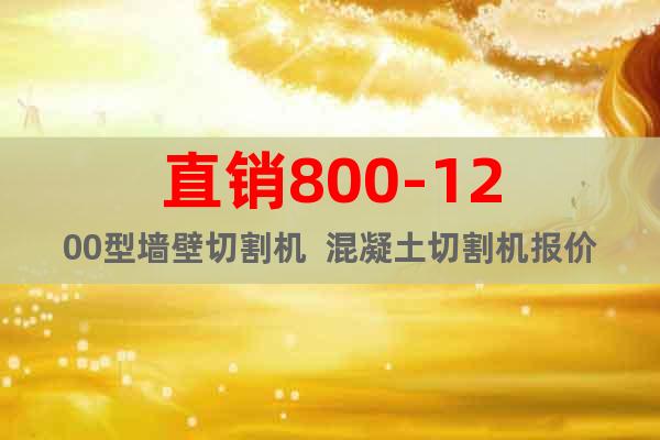 直銷800-1200型墻壁切割機(jī)  混凝土切割機(jī)報(bào)價(jià)