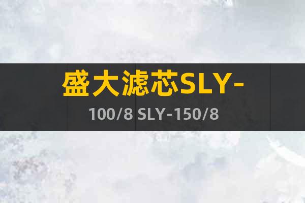 盛大滤芯SLY-100/8 SLY-150/8
