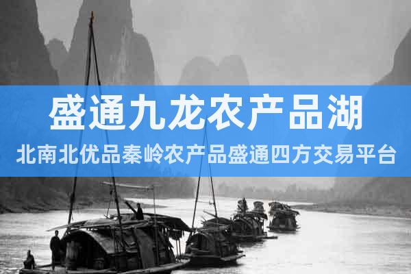 盛通九龙农产品湖北南北优品秦岭农产品盛通四方交易平台