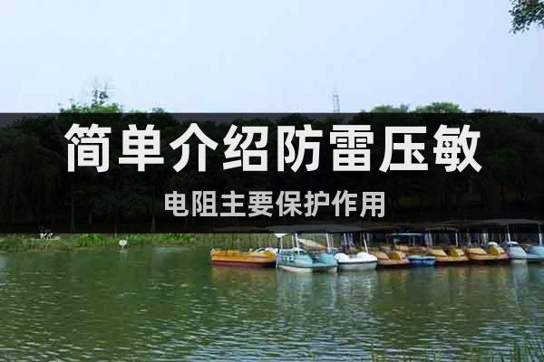 簡(jiǎn)單介紹防雷壓敏電阻主要保護(hù)作用