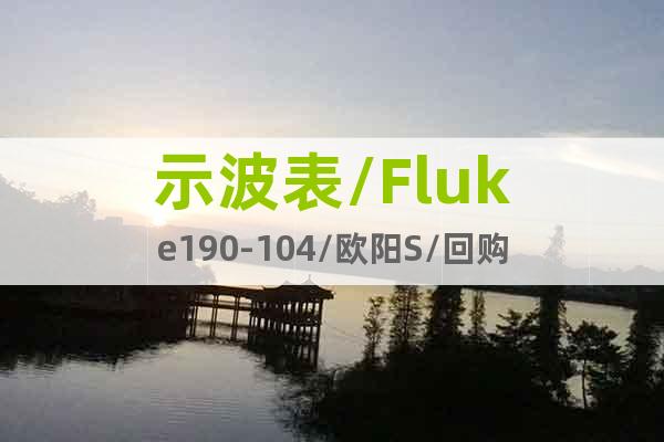 示波表/Fluke190-104/欧阳S/回购