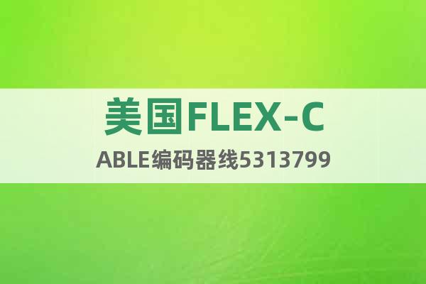 美国FLEX-CABLE编码器线5313799