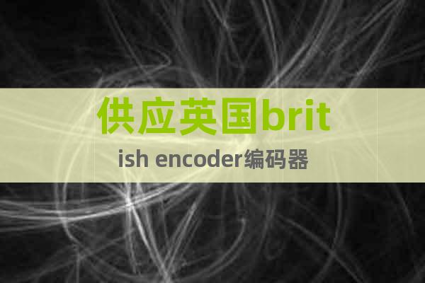 供应英国british encoder编码器