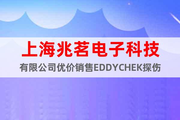 上海兆茗電子科技有限公司優(yōu)價(jià)銷售EDDYCHEK探傷儀