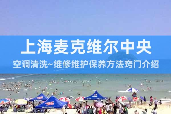 上海麥克維爾中央空調清洗~維修維護保養方法竅門介紹