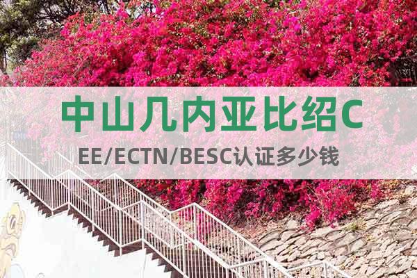 中山几内亚比绍CEE/ECTN/BESC认证多少钱