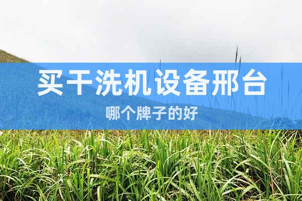 買干洗機設(shè)備邢臺哪個牌子的好