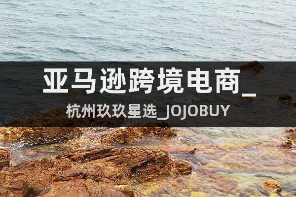 亞馬遜跨境電商_杭州玖玖星選_JOJOBUY