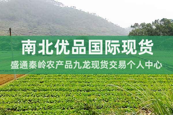 南北優(yōu)品國(guó)際現(xiàn)貨盛通秦嶺農(nóng)產(chǎn)品九龍現(xiàn)貨交易個(gè)人中心