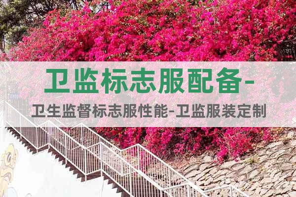 衛(wèi)監(jiān)標志服配備-衛(wèi)生監(jiān)督標志服性能-衛(wèi)監(jiān)服裝定制