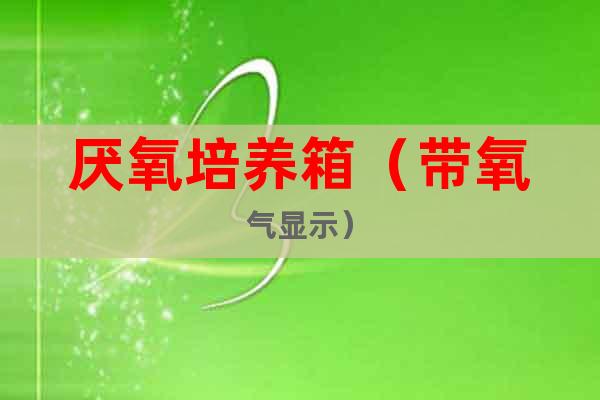 厭氧培養(yǎng)箱（帶氧氣顯示）