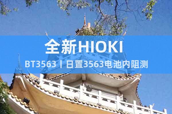 全新HIOKI BT3563丨日置3563电池内阻测试仪
