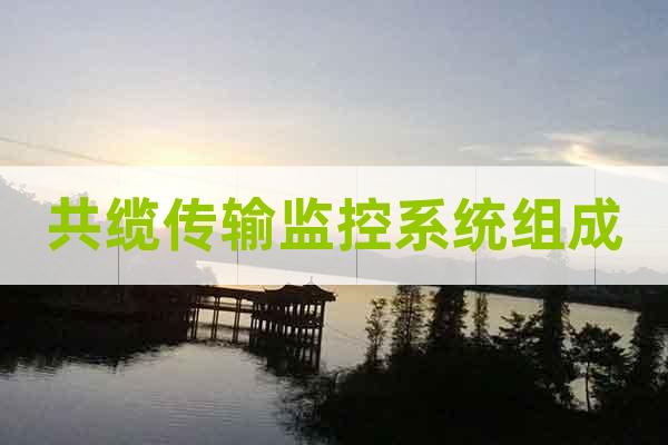 共纜傳輸監(jiān)控系統(tǒng)組成