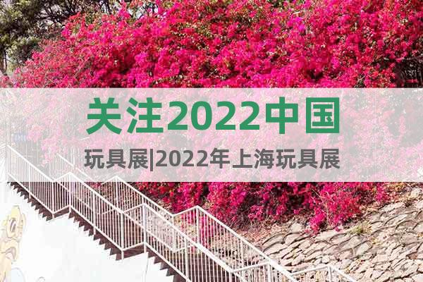 關(guān)注2022中國玩具展|2022年上海玩具展