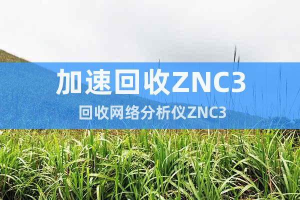 加速回收ZNC3 回收网络分析仪ZNC3