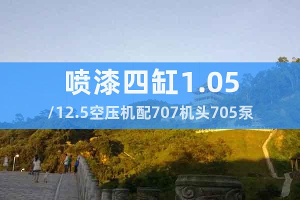 噴漆四缸1.05/12.5空壓機配707機頭705泵頭