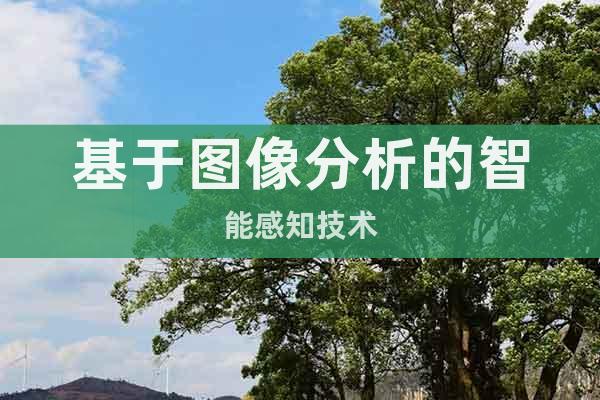 基于圖像分析的智能感知技術(shù)
