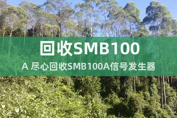 回收SMB100A 尽心回收SMB100A信号发生器