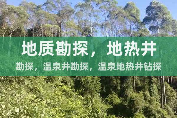 地質(zhì)勘探，地?zé)峋碧剑瑴厝碧?，溫泉地?zé)峋@探