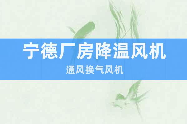 寧德廠房降溫風(fēng)機(jī) 通風(fēng)換氣風(fēng)機(jī)