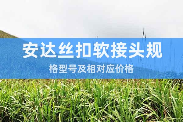 安達(dá)絲扣軟接頭規(guī)格型號及相對應(yīng)價格