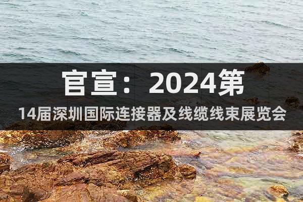 官宣：2024第14届深圳国际连接器及线缆线束展览会