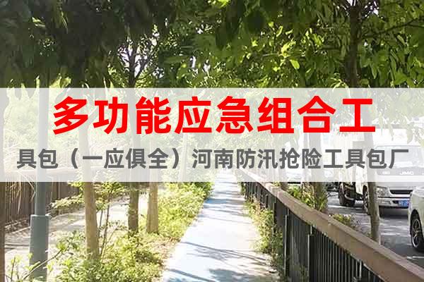 多功能應(yīng)急組合工具包（一應(yīng)俱全）河南防汛搶險(xiǎn)工具包廠家
