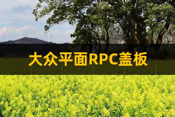 大眾平面RPC蓋板