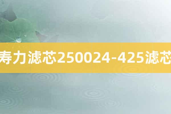 壽力濾芯250024-425濾芯