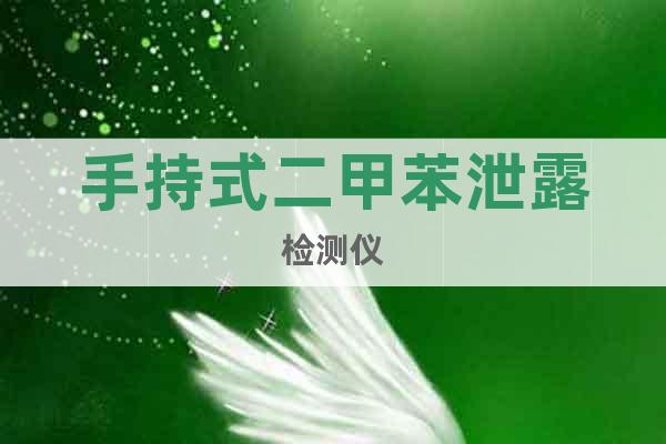 手持式二甲苯泄露檢測儀