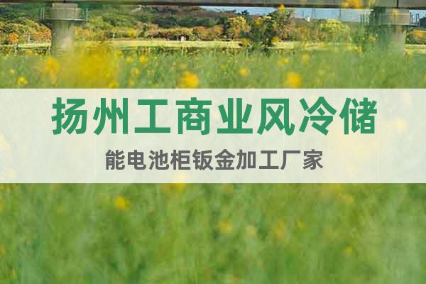 揚州工商業風冷儲能電池柜鈑金加工廠家