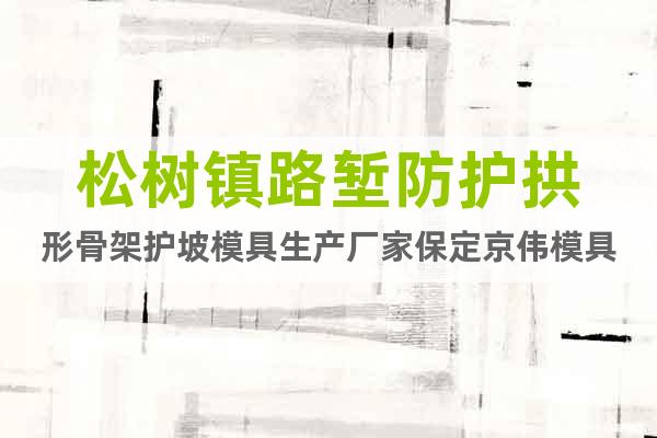 松樹鎮(zhèn)路塹防護拱形骨架護坡模具生產(chǎn)廠家保定京偉模具