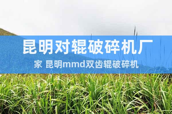 昆明對(duì)輥破碎機(jī)廠家 昆明mmd雙齒輥破碎機(jī)