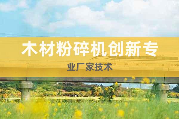 木材粉碎機創(chuàng)新專業(yè)廠家技術(shù)