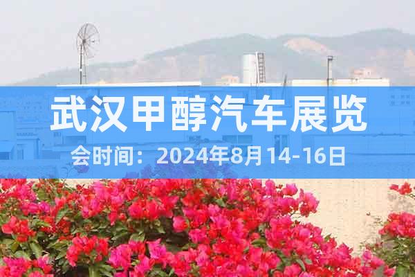 武漢甲醇汽車展覽會(huì)時(shí)間：2024年8月14-16日