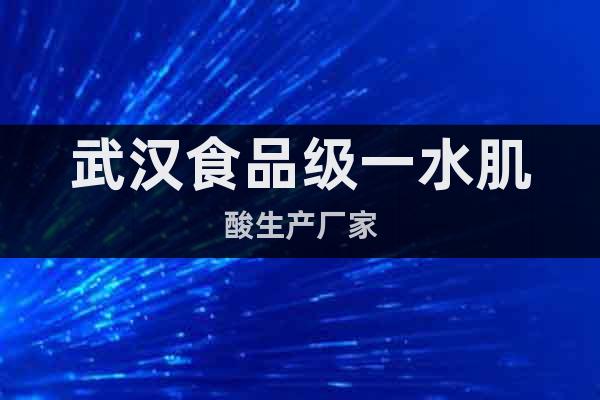 武漢食品級(jí)一水肌酸生產(chǎn)廠家