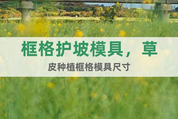 框格護坡模具，草皮種植框格模具尺寸
