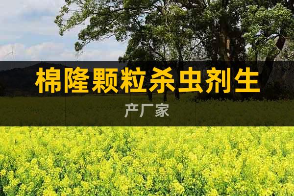 棉隆顆粒殺蟲劑生產(chǎn)廠家