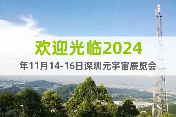 歡迎光臨2024年11月14-16日深圳元宇宙展覽會(huì)