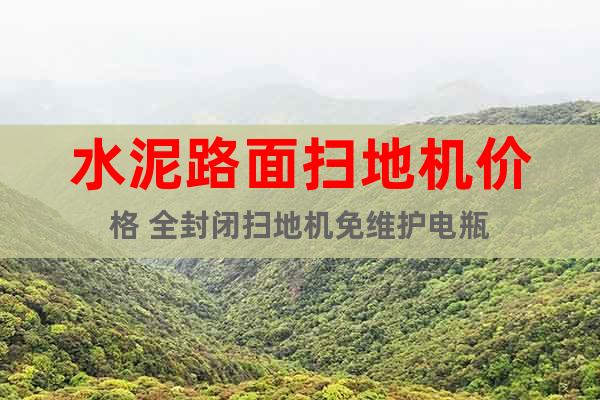 水泥路面掃地機(jī)價(jià)格 全封閉掃地機(jī)免維護(hù)電瓶